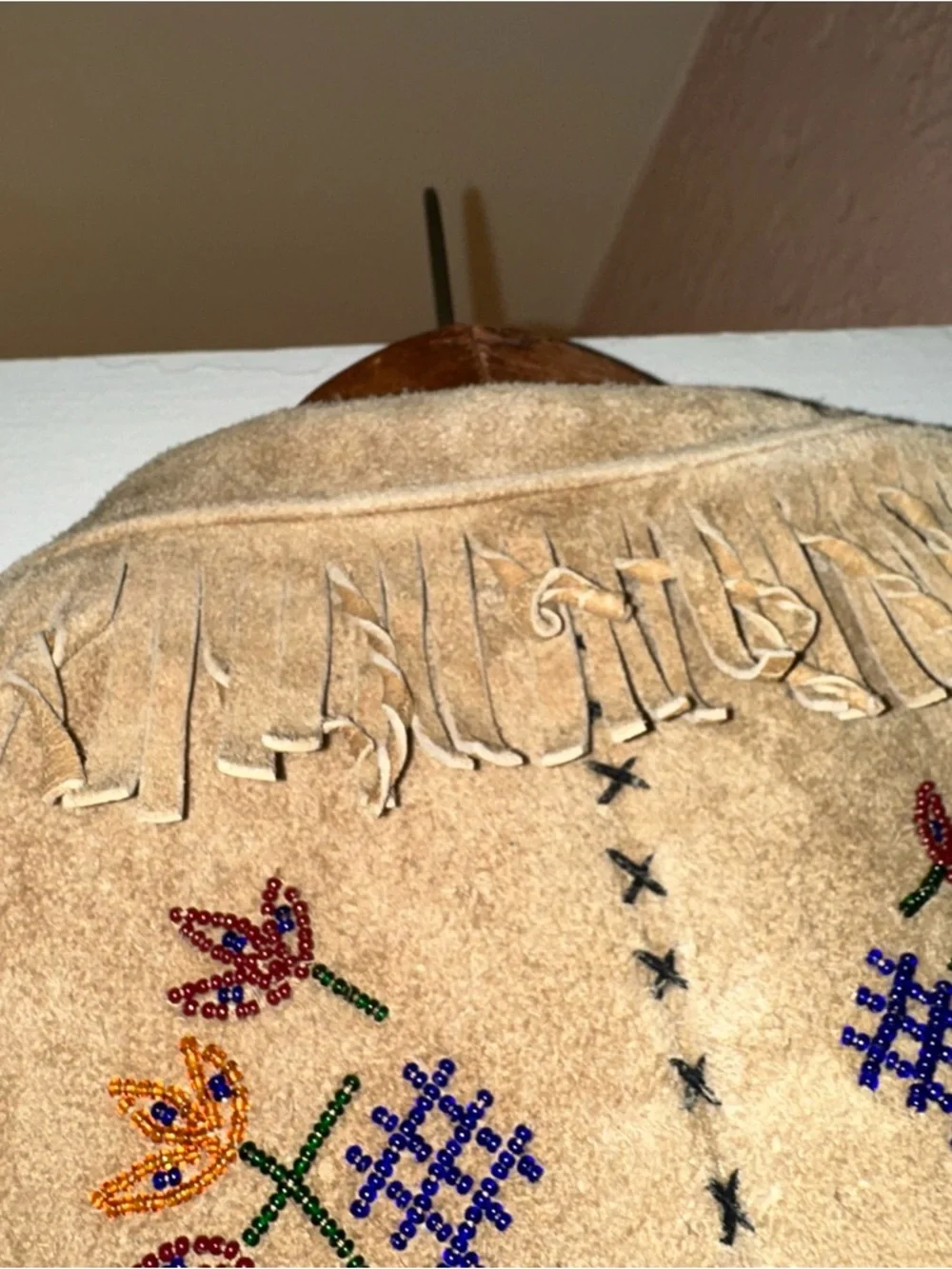 Vtg Double D Fringed Native American Style Jacket, medium - Picture 2 of 11